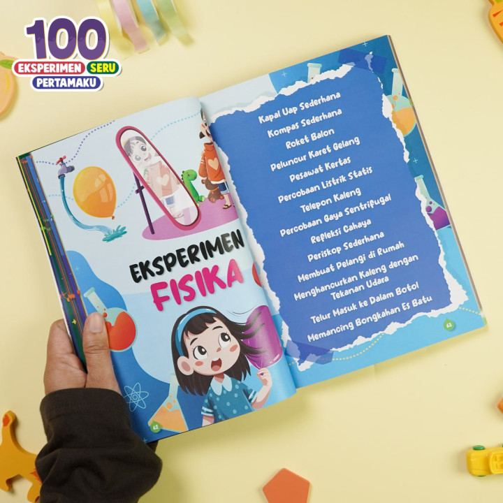 PO BUKU 100 EKSPERIMEN SERU PERTAMAKU BERBASIS STEAM