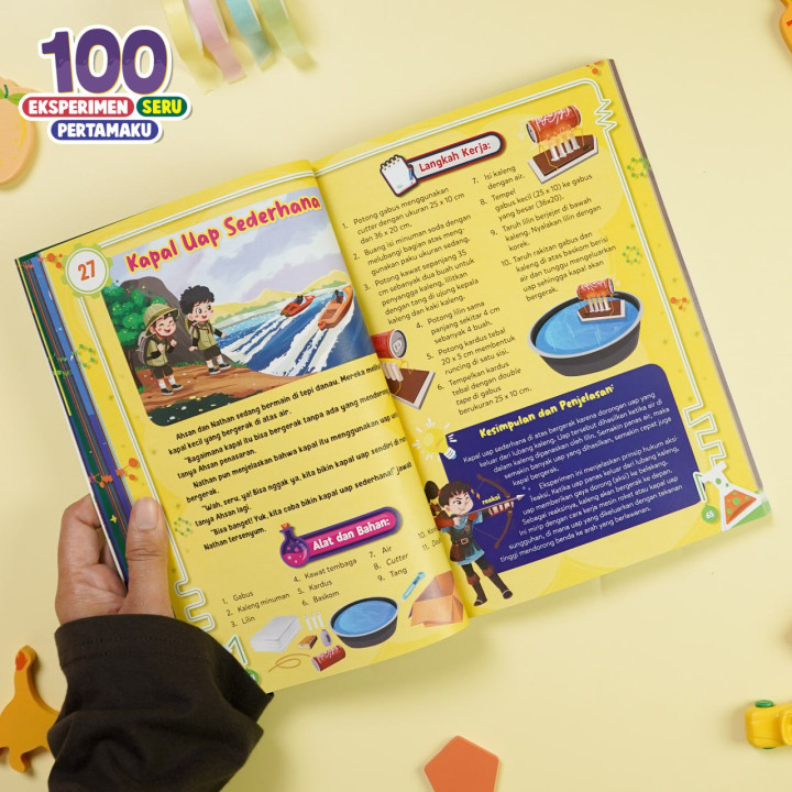 PO BUKU 100 EKSPERIMEN SERU PERTAMAKU BERBASIS STEAM