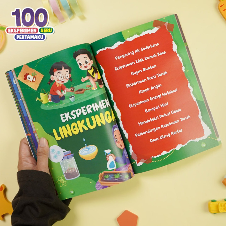 PO BUKU 100 EKSPERIMEN SERU PERTAMAKU BERBASIS STEAM