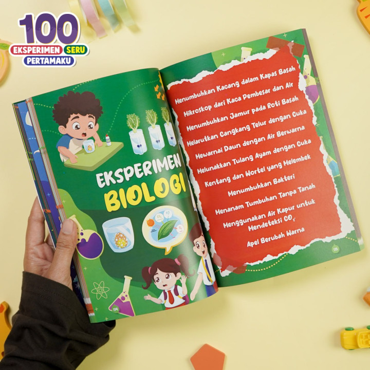 PO BUKU 100 EKSPERIMEN SERU PERTAMAKU BERBASIS STEAM