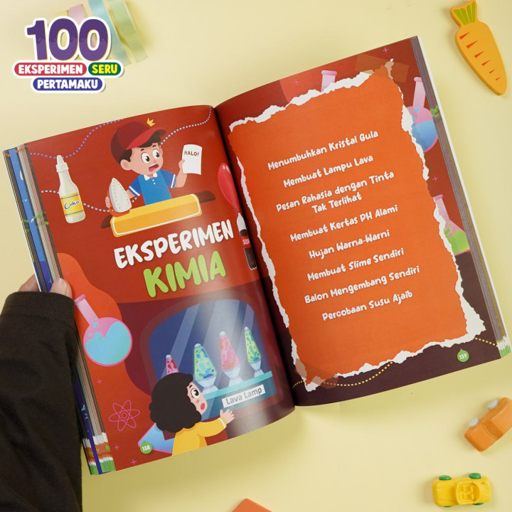 PO BUKU 100 EKSPERIMEN SERU PERTAMAKU BERBASIS STEAM