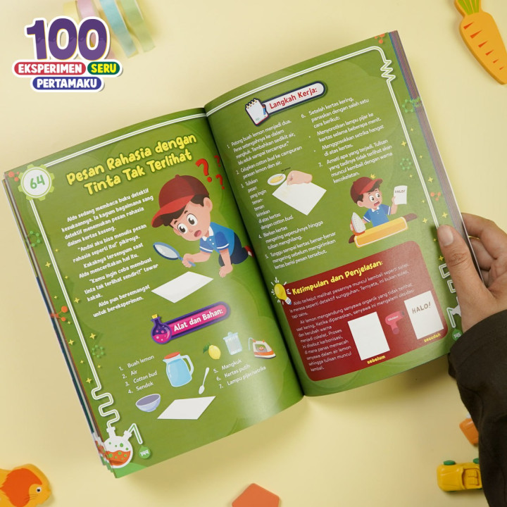 PO BUKU 100 EKSPERIMEN SERU PERTAMAKU BERBASIS STEAM