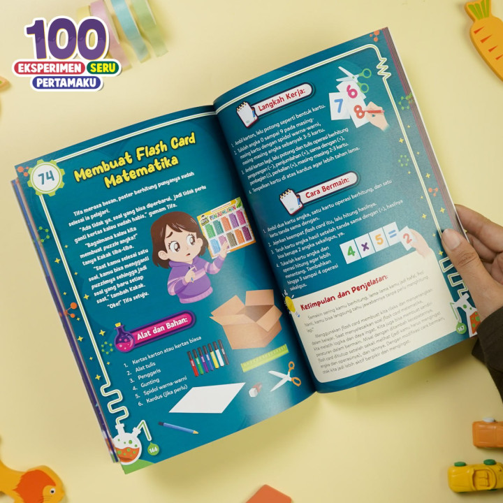 PO BUKU 100 EKSPERIMEN SERU PERTAMAKU BERBASIS STEAM