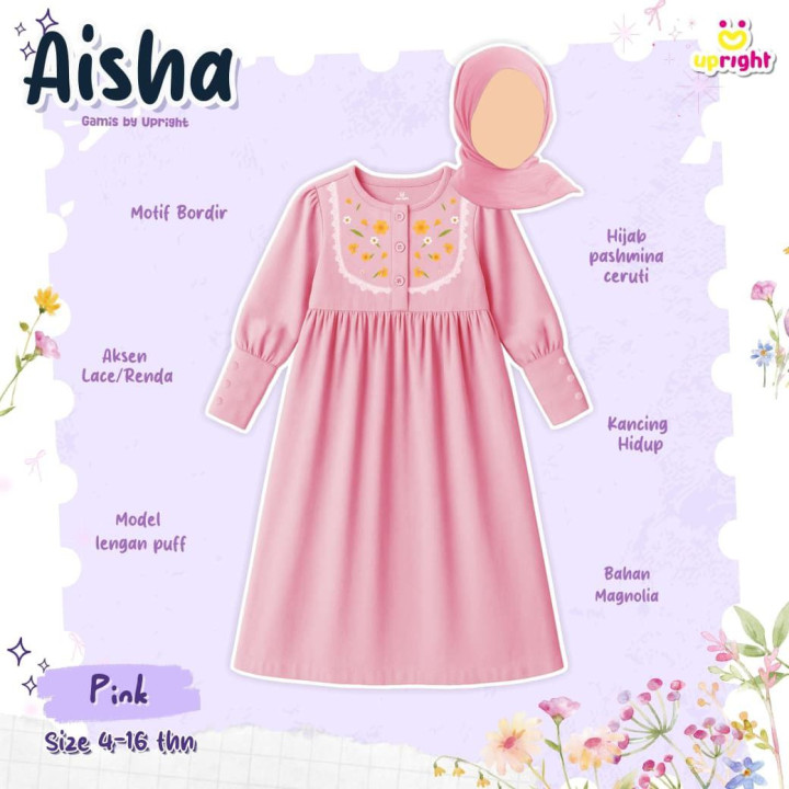 PO GAMIS AISHA (GAMIS ONLY) BY UPRIGHT