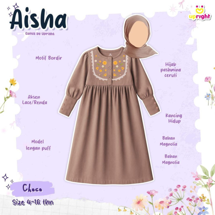 PO GAMIS AISHA (GAMIS ONLY) BY UPRIGHT