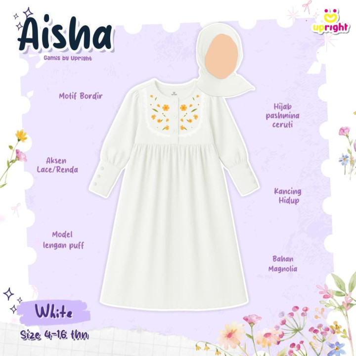 PO GAMIS AISHA (GAMIS ONLY) BY UPRIGHT