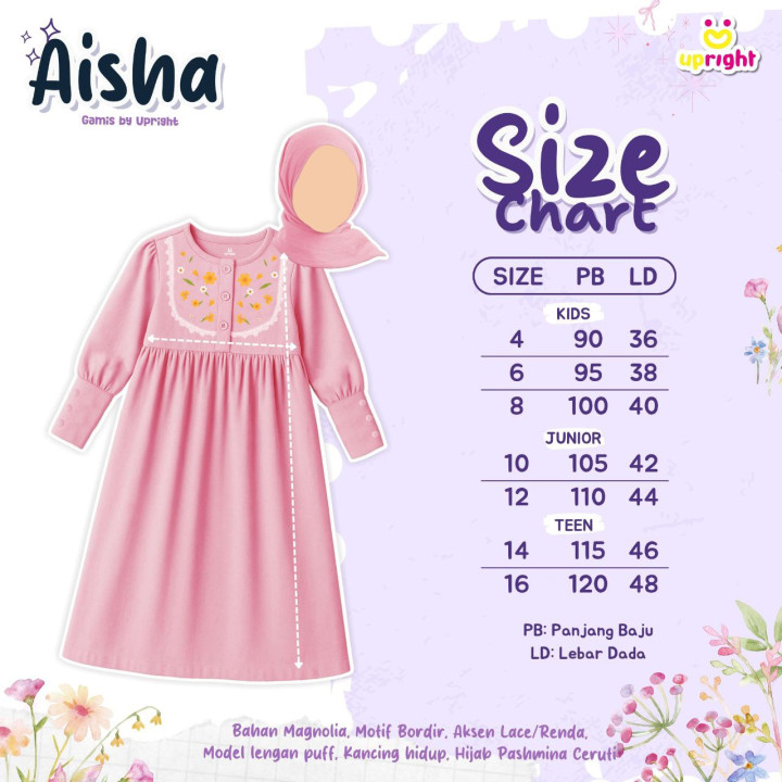 PO GAMIS AISHA (GAMIS ONLY) BY UPRIGHT