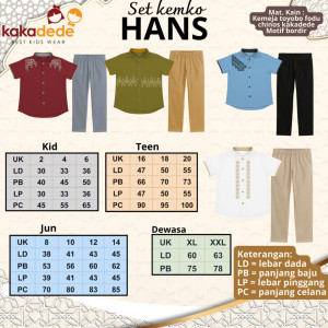 PO SET KOKO HANS BY KAKADEDE