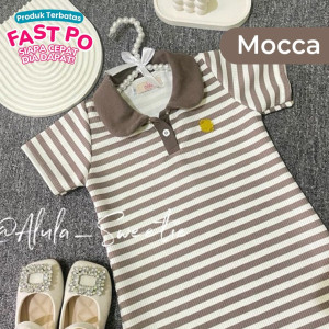 FAST PO CHLOE STRIPE DRESS