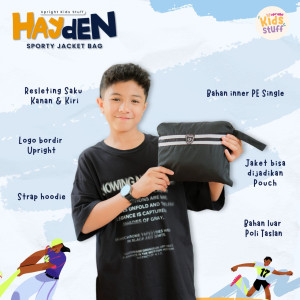 PO TEEN & ADULT HAYDEN SPORTY JACKET BY UPRIGHT BAG BY UPRIGHT