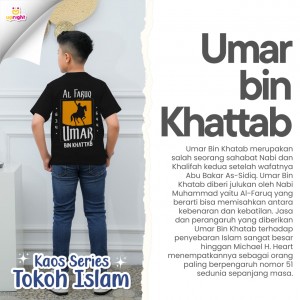 PO KAOS SERIES TOKOH ISLAM BY UPRIGHT KIDS