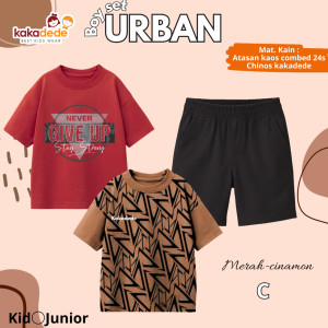 PO BOY SET URBAN (KIDS) BY KAKADEDE