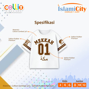 PO CELLIO TSHIRT OVERSIZE ISLAMI CITY