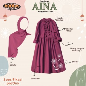 PO AINA SET GAMIS (JUN) BY NOAM