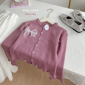 FAST PO MINJI BOW CARDIGAN