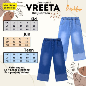 PO VREETA JEANS PANTS BY ORISABILAQU