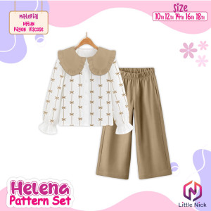 PO HELENA PATTERN SET BY LITTLE NICK