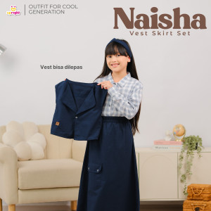 PO NAISHA VEST SKIRT SET BY UPRIGHT KIDS