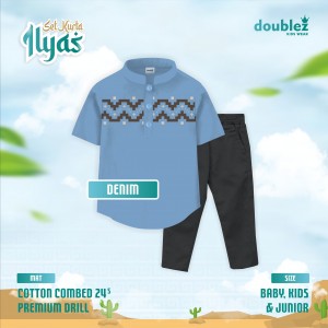 PO SET KURTA ILYAS (KIDS) BY DOUBLEZ