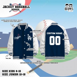 PO JACKET BASEBALL COSTUME NAME SERIES BY BAMS KIDS