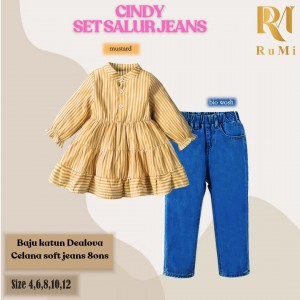 PO CINDY SET SALUR JEANS BY RUMI