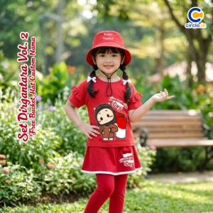 PO SET DIRGANTARA FREE BUCKET HAT CUSTOME NAME VOL 2 BY CIRCLE.IN