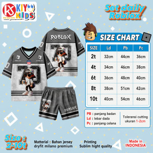 PO JERSEY SET DAILY ROBLOX BY KIYO KIDS