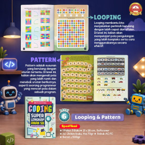 PO AKTIVITAS CODING SUPER LENGKAP ANAK SD JILID 2