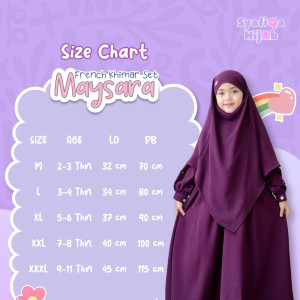 PO FRENCH KHIMAR SET MAYSARA BY SYAFIQA HIJAB