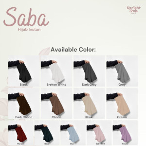 PO SABA HIJAB INSTAN BY UPRIGHT