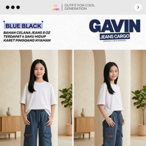 PO GAVIN JEANS CARGO BY UPRIGHT