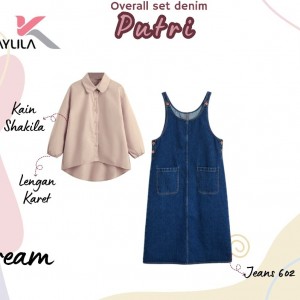 OVERALL SET DENIM PUTRI DEWASA BY KHAYLILA