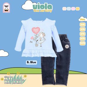 PO VIOLA ONE SET GIRL BY MOODYKIDS