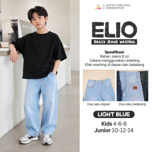 PO ELIO BAGGY JEANS WASHING BY UPRIGHT