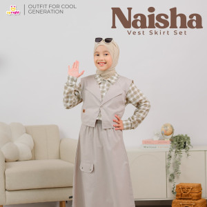 PO NAISHA VEST SKIRT SET BY UPRIGHT KIDS