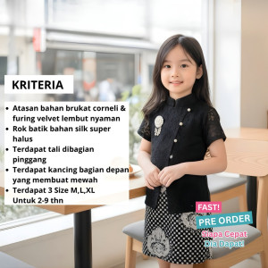 FAST PO KIRANI SET KEBAYA PENDEK ANAK