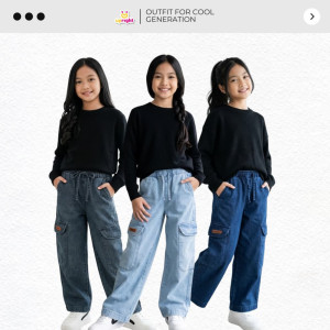 PO GAVIN JEANS CARGO BY UPRIGHT