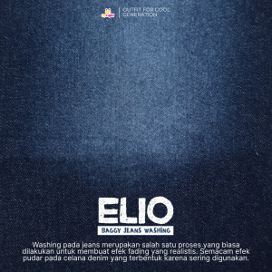 PO ELIO BAGGY JEANS WASHING BY UPRIGHT