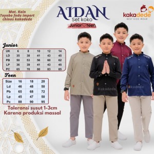 AIDAN SET KOKO JUNIOR DAN TEEN BY KAKADEDE
