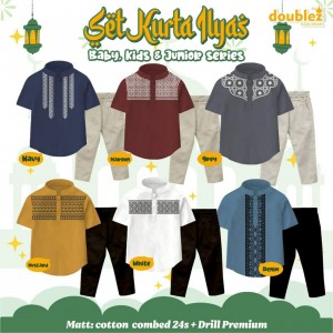 SET KURTA ILYAS BY DOUBLEZ