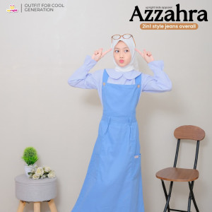 PO AZZAHRA 2IN1 STYLE JEANS OVERALL BY UPRIGHT
