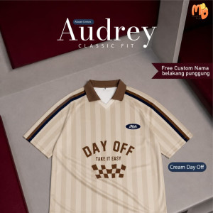PO TSHIRT JERSEY AUDREY SPORTY CUSTOM NAMA BY MASTER KIDDOS