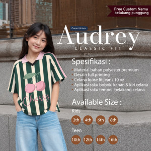PO ONESET JERSEY AUDREY SPORTY CUSTOM NAMA BY MASTER KIDDOS