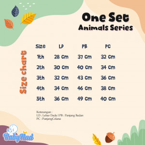 ONE SET ANIMAL SERIES BABY BY BABY HUD