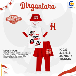 PO DIRGANTARA FREE BUCKET HAT CUSTOME NAME BY CIRCLE.INN