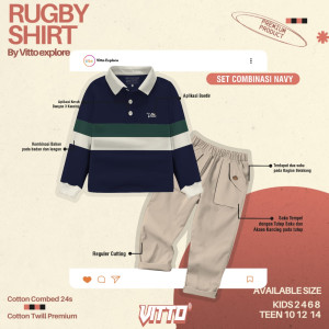 PO ONE SET RUGBY SHIRT BY VITTO