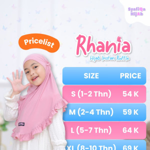 PO RHANIA HIJAB INSTAN RUFFLE BY SYAFIQA