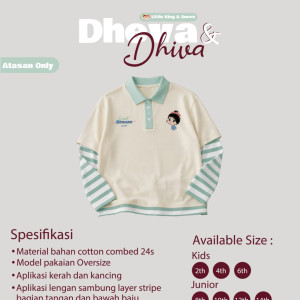 PO DHEVA & DHIVA T-SHIRT ONLY BY LITTLE KING & QUEEN