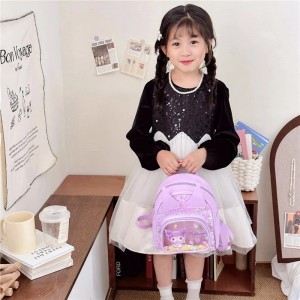 FAST PO KUROMI GLITTER 3D BACKPACK