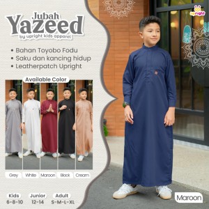 PO JUBAH YAZEED KIDS JUN BY UPRIGHT KIDS APPAREL